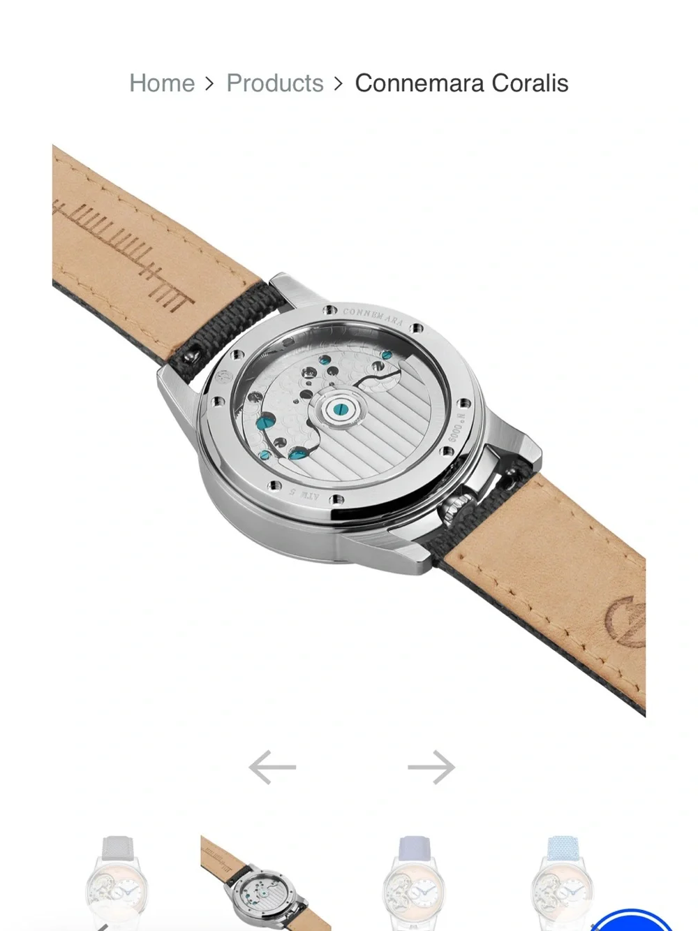 MD Watches “Connemara” Like New, in box with papers